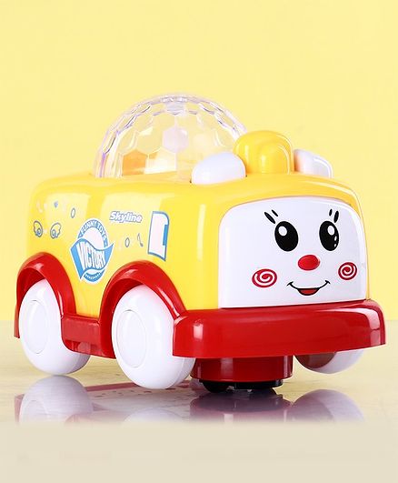 Toy Car with Music & Lights - Yellow
