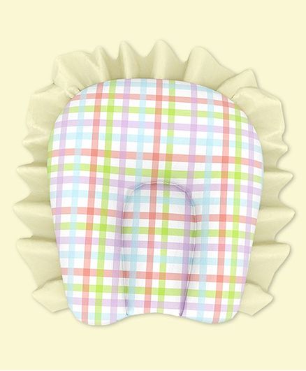 Fancy Fluff Organic Cotton U-Pillow - Yellow