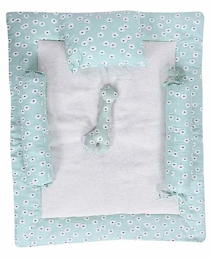 Mom's Home Organic Cotton Bedding Set - Green
