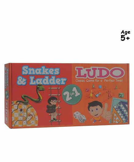 Pegasus 2 in 1 Ludo and Snakes & Ladder Board Game - Multicolor