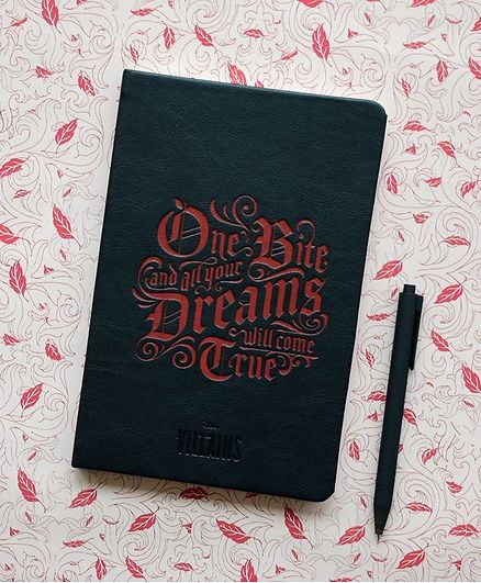 Doodle Disney Villains Theme Single Line Diary - 192 Pages