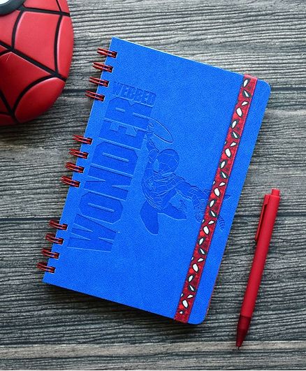 Doodle Spiderman Webbed Wonder Diary Blue - 160 Pages