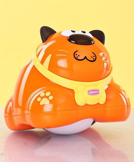 Push & Go Toy With Sliding Ball - Orange