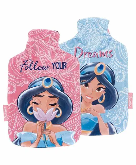 Arditex Hot Water Bottle with Textile Cover Disney Jasmine Design - Capacity 2 Litres