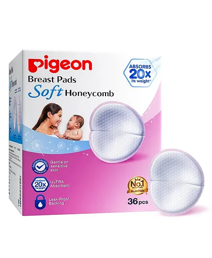 Pigeon Breast Pads Honeycomb - 36 Pieces