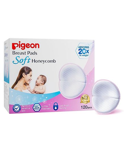 Pigeon Breast Pads White - 120 Pieces