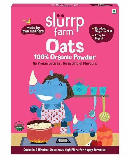 Slurrp Farm Organic Oats Powder - 250 gm