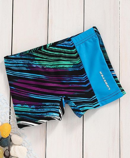 Lobster Printed Swimming Trunk - Blue Multicolour