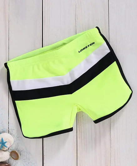 Lobster Solid Swimming Trunk - Green