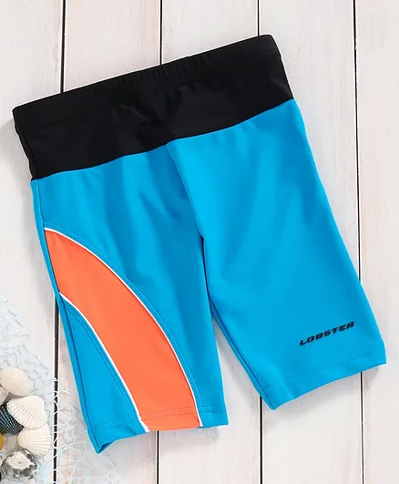 Lobster Solid Swimming Trunk - Blue