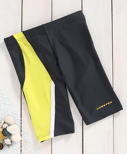 Lobster Solid Swimming Trunk - Yellow Black