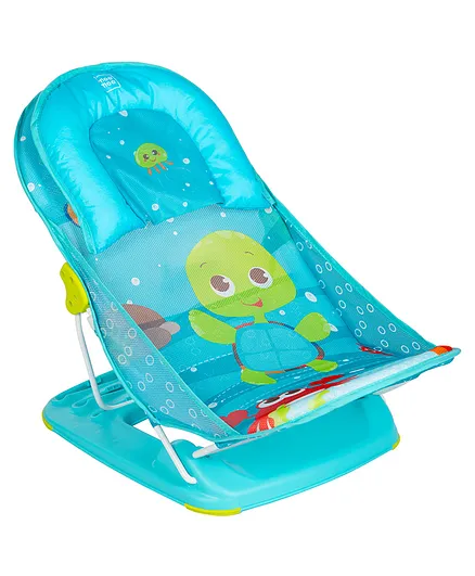 Mee Mee Anti Skid Baby Bather Animal Print - Blue
