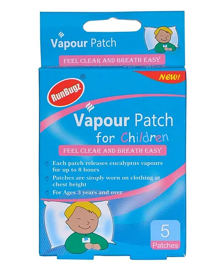 Runbugz Mosquito Repellent Vapour Patch - 5 Patches
