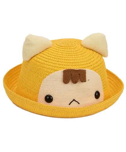 Tiekart Face Patch Hat - Yellow