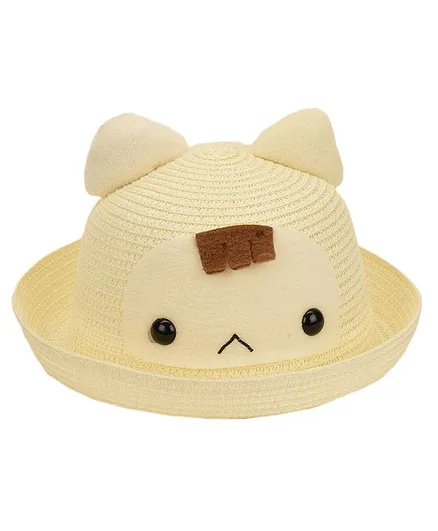 Tiekart Face Patch Hat - Cream