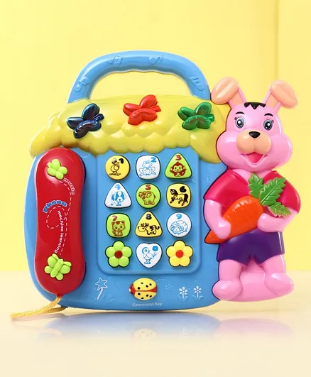 Musical Rabbit Shape Telephone - (Color May Var)