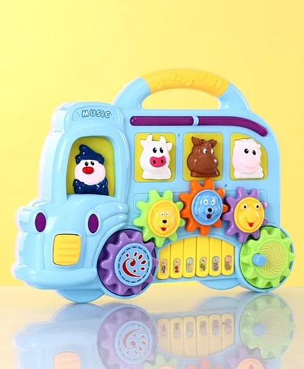 Musical Car Piano - Blue