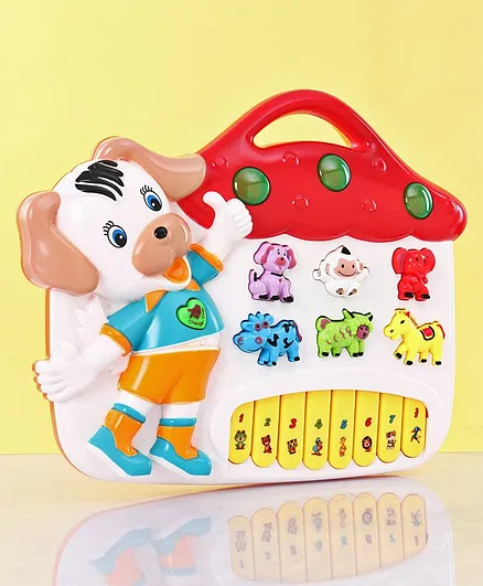 Musical Piano Toy - White