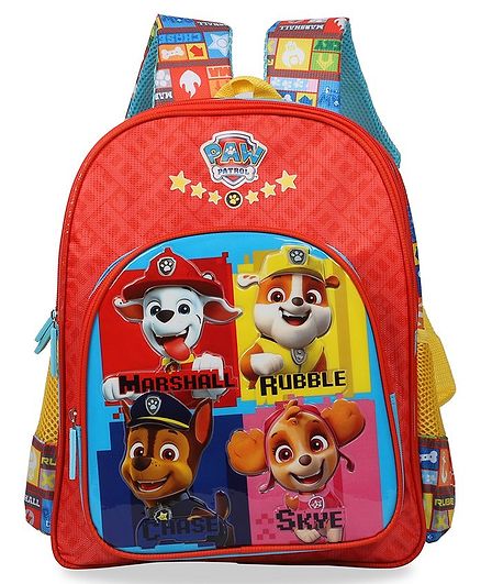 Paw Patrol School Bag Red - 14 Inches