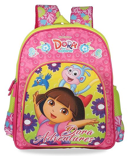 Dora The Explorer School Bag Pink - 16 Inches