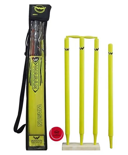 Wasan Cricket Kit Size 5 - Yellow