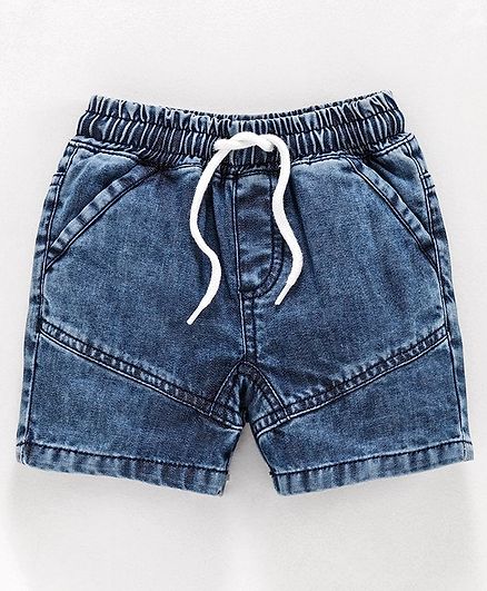 Babyoye Elasticated Waist Denim Shorts - Blue