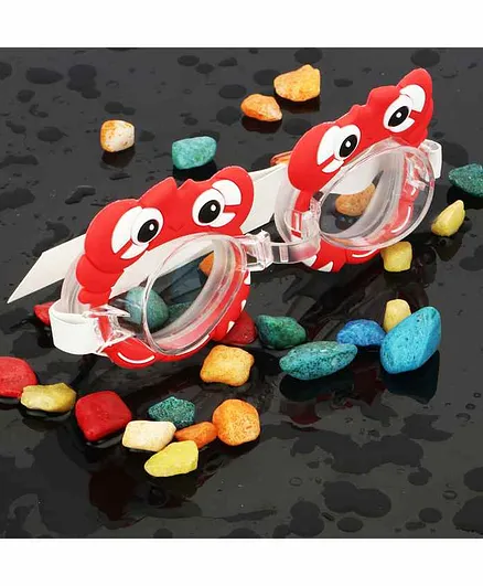 PASSION PETALS Anti Fog Swimming Goggles - Red