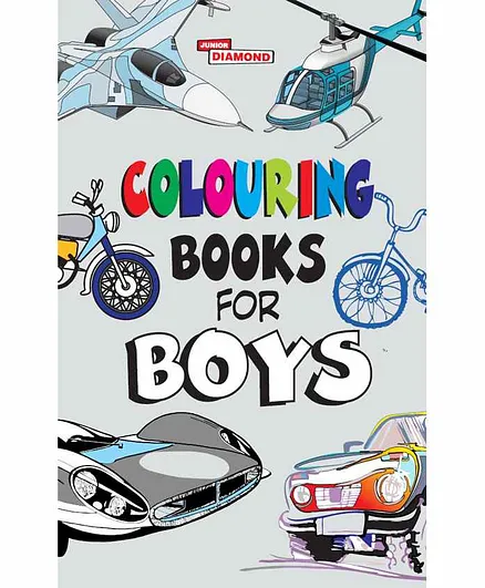 Jr Diamond Colouring Book - English