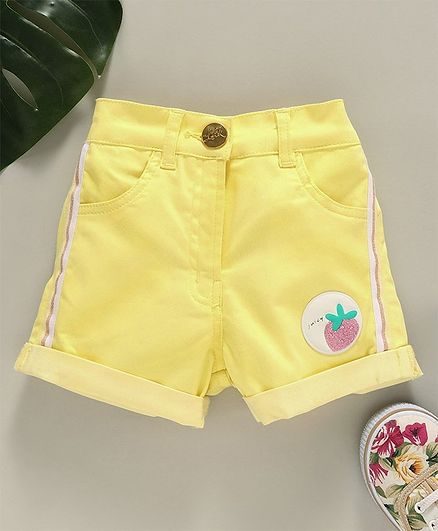 Little Kangaroos Knee length Shorts Strawberry Patch - Yellow
