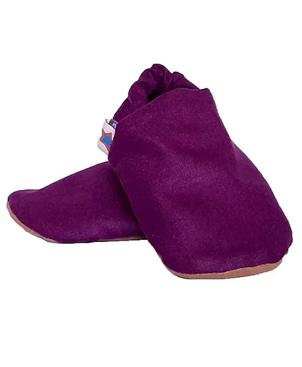 Skips Solid Booties - Purple