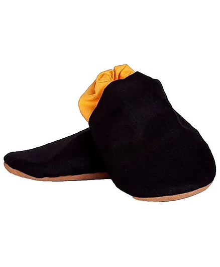 Skips Dual Color Booties - Black & Yellow