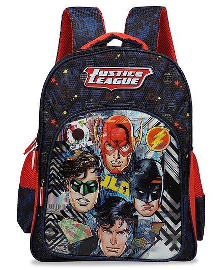 DC Comics Justice League School Bag Black - 16 Inches