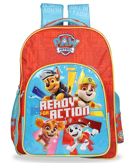 Paw Patrol School Bag Red Blue - 14 Inches