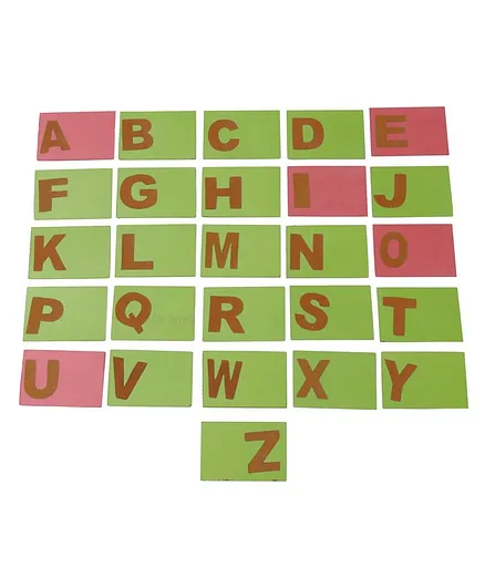 LEARNERS PLAY SANDPAPER LETTERS PRINT UPPER CASE