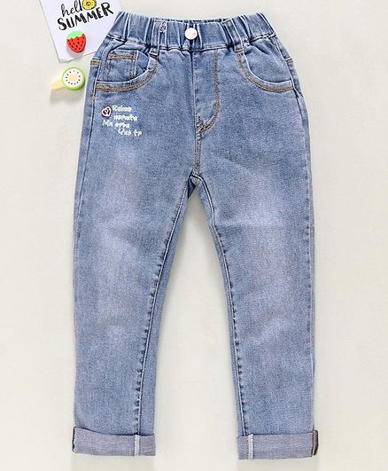 Kookie Kids Full Length Denim Jeans - Blue