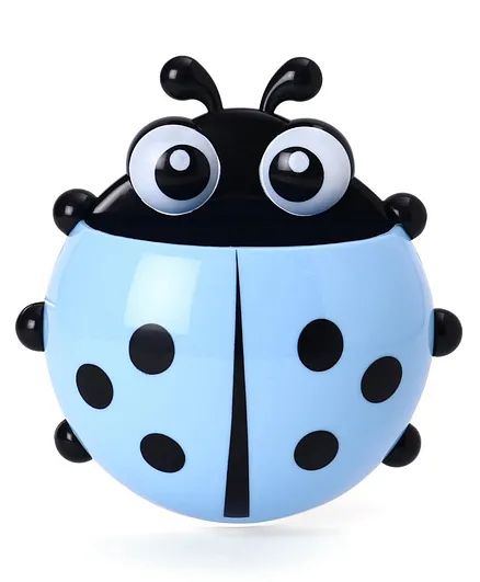 Ladybug Shaped Toothbrush Holder - Blue