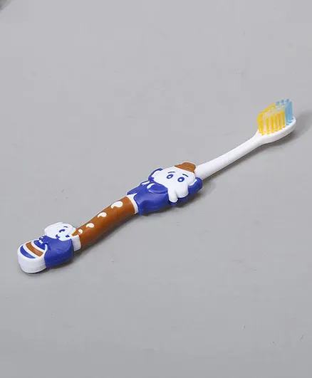ToothBrush With Ultra Soft Bristles Elephant Deisgn - Blue