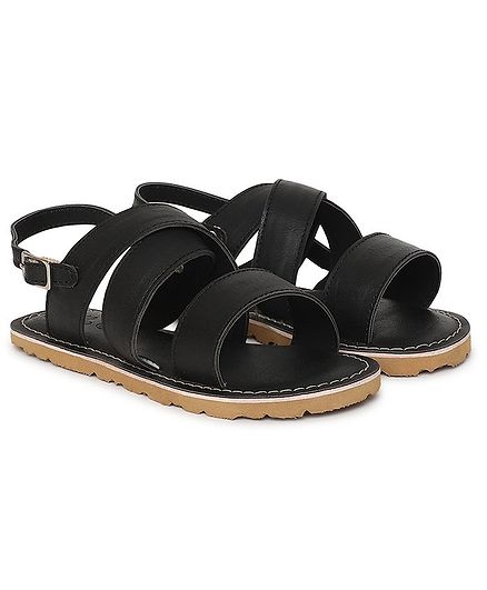 Tiber Taber Criss Cross Sandals - Black