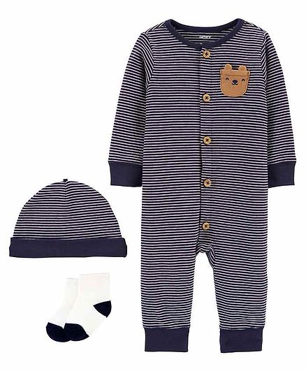Carter's 3-Piece Take-Me-Home Set - Navy Blue