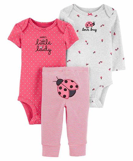 Carter's 3-Piece Ladybug Little Character Set - Pink