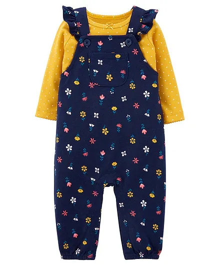 Carter's 2-Piece Tee & Coverall Set - Navy Blue