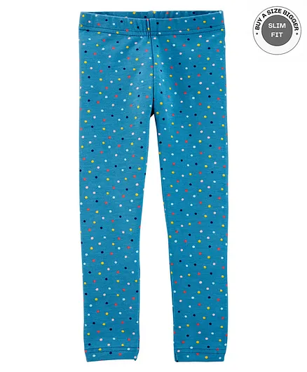 Carter's Polka Dot Leggings - Blue