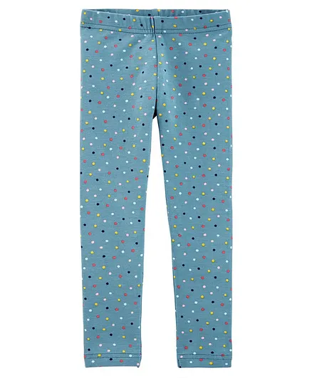 Carter's Polka Dot Leggings - Blue