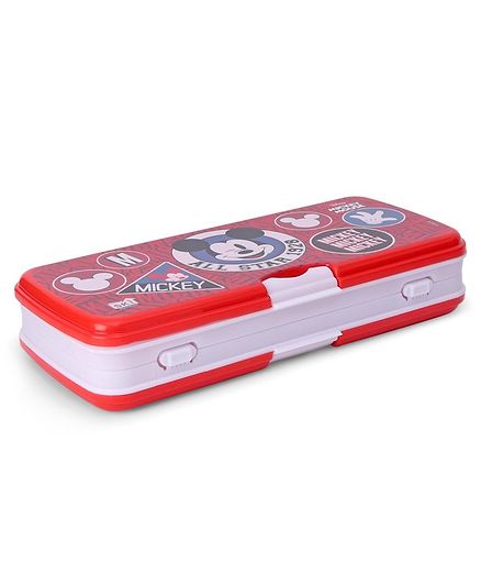 Disney Mickey Mouse & Friends Pencil Box - Red White