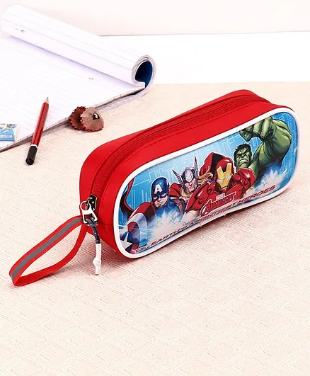 Marvel Avengers Pencil Pouch - Blue Red
