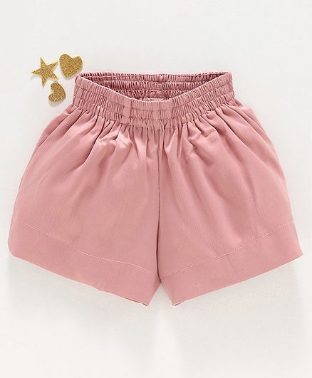 Meng Wa Solid Shorts - Pink