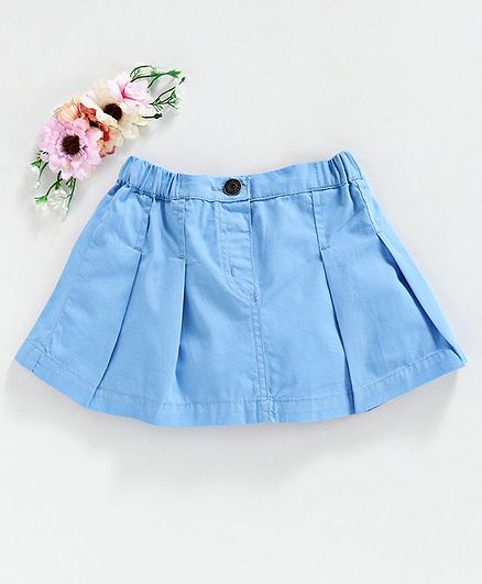 Olio Kids Pleated Skirt - Sky Blue