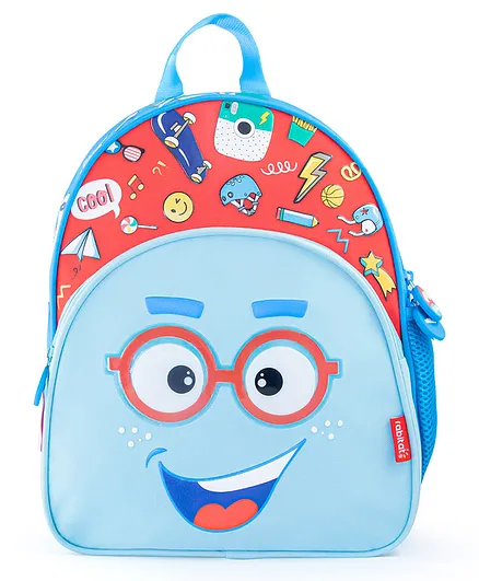 Rabitat Smash School Bag Blue Red - 13.3 Inches