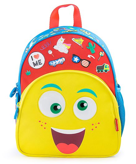 Rabitat Smash School Bag Yellow Red - 13.3 Inches