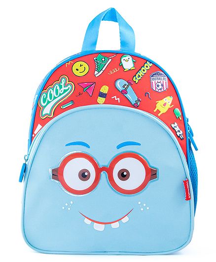Rabitat Smash School Bag Blue Red - 13.3 Inches